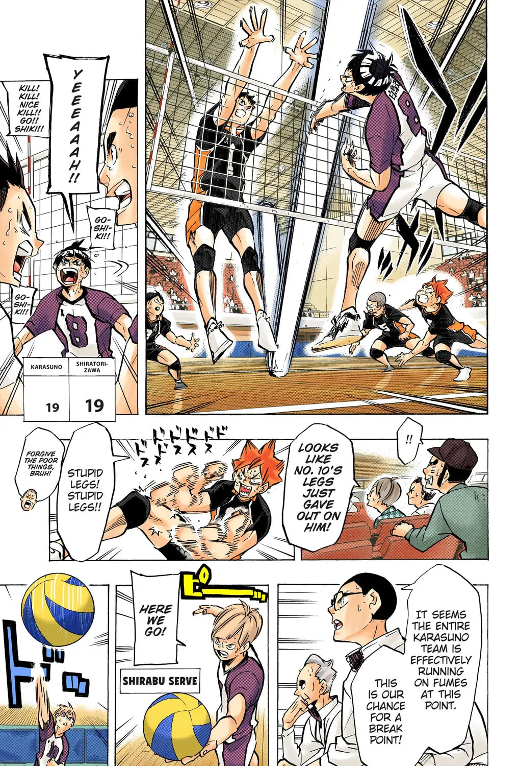 Read Haikyu!! (Official Colored) (Colored) chapter 187 image 8 on Lezhin