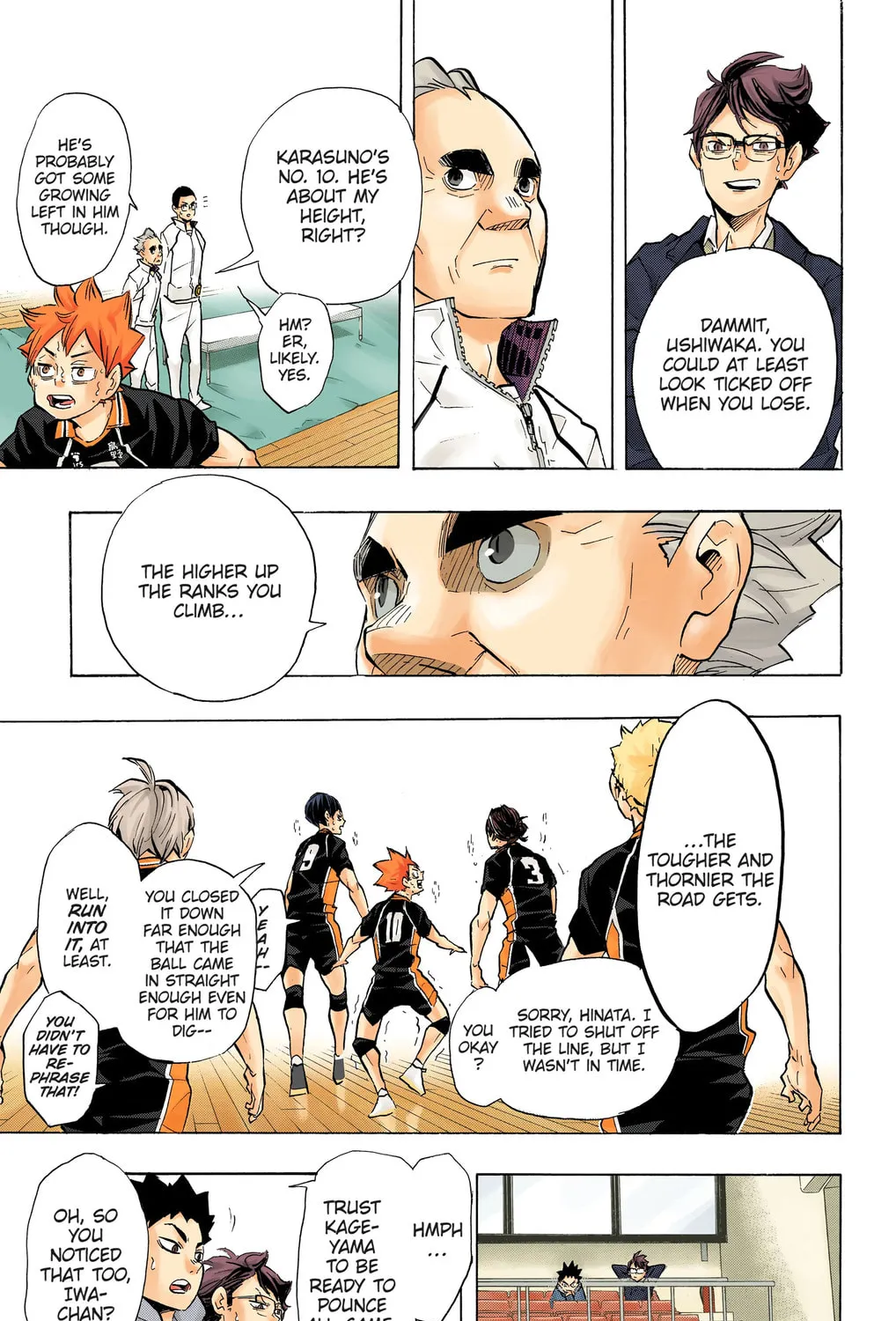 Read Haikyu!! (Official Colored) (Colored) chapter 189 image 12 on Lezhin
