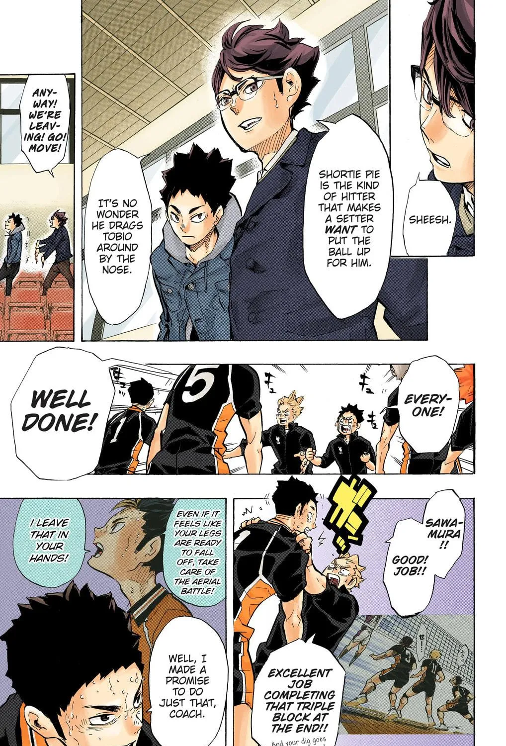 Read Haikyu!! (Official Colored) (Colored) chapter 189 image 16 on Lezhin