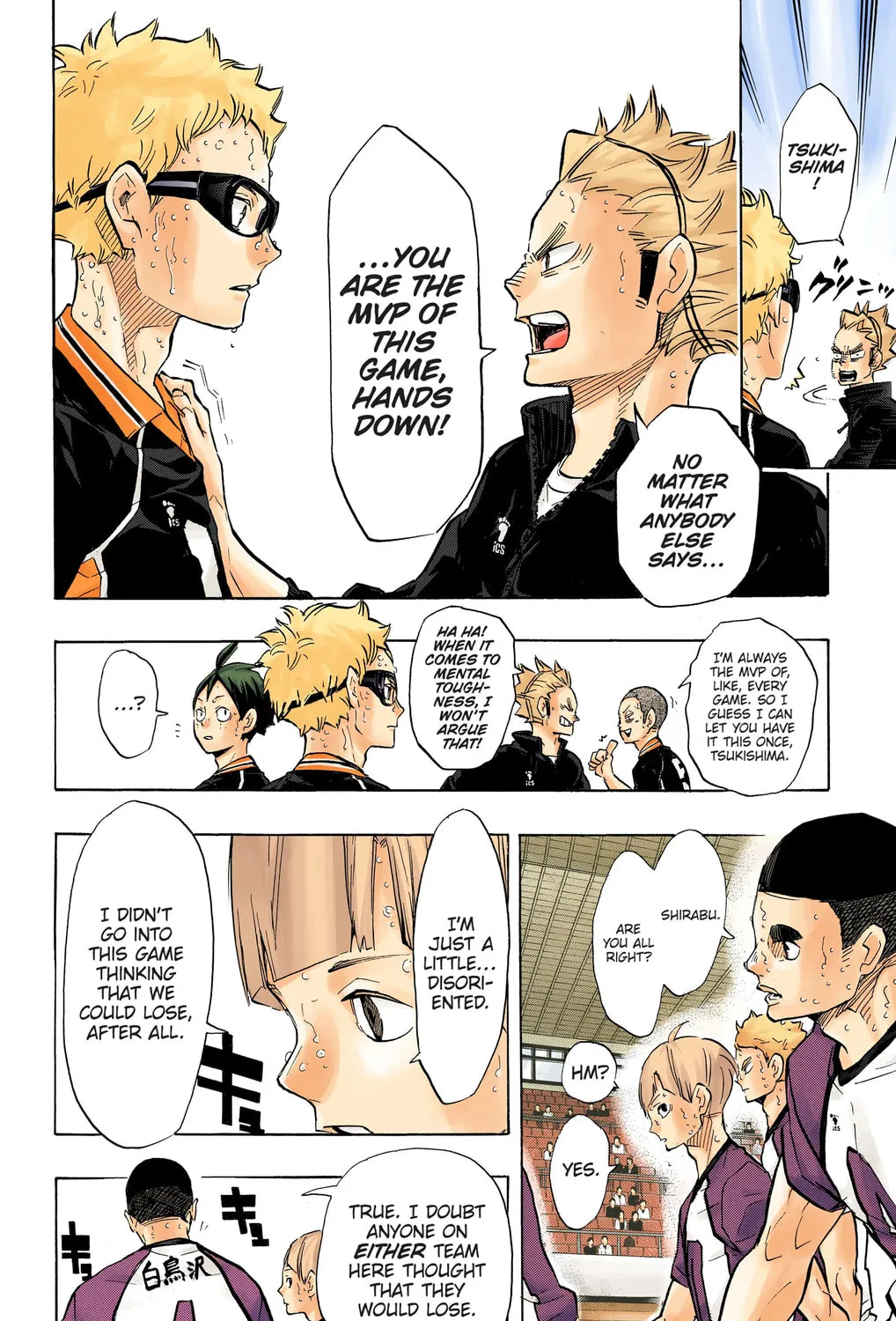 Read Haikyu!! (Official Colored) (Colored) chapter 189 image 18 on Lezhin