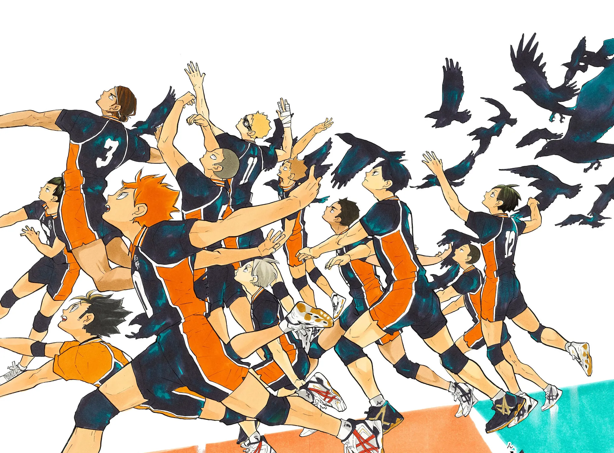 Read Haikyu!! (Official Colored) (Colored) chapter 189 image 2 on Lezhin