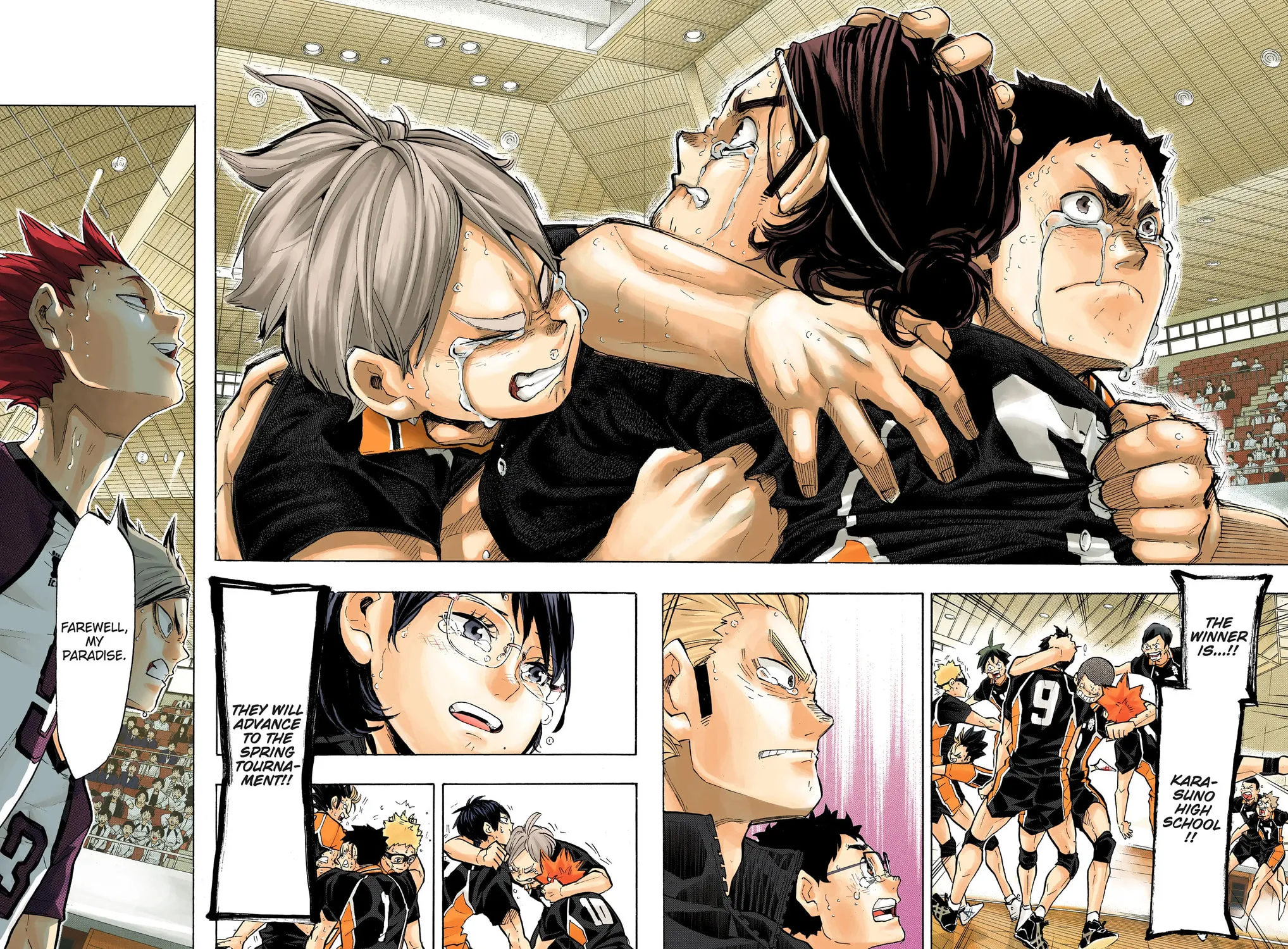 Read Haikyu!! (Official Colored) (Colored) chapter 189 image 8 on Lezhin
