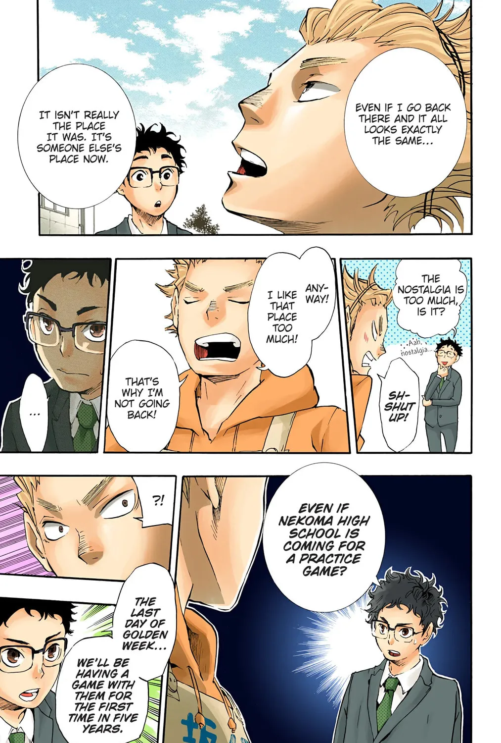 Read Haikyu!! (Official Colored) (Colored) chapter 19 image 12 on Lezhin