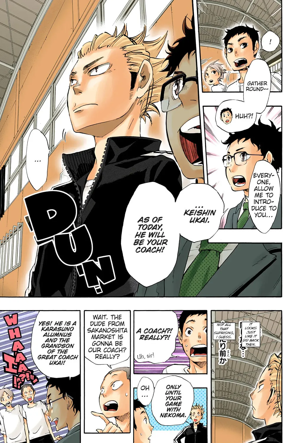 Read Haikyu!! (Official Colored) (Colored) chapter 19 image 20 on Lezhin