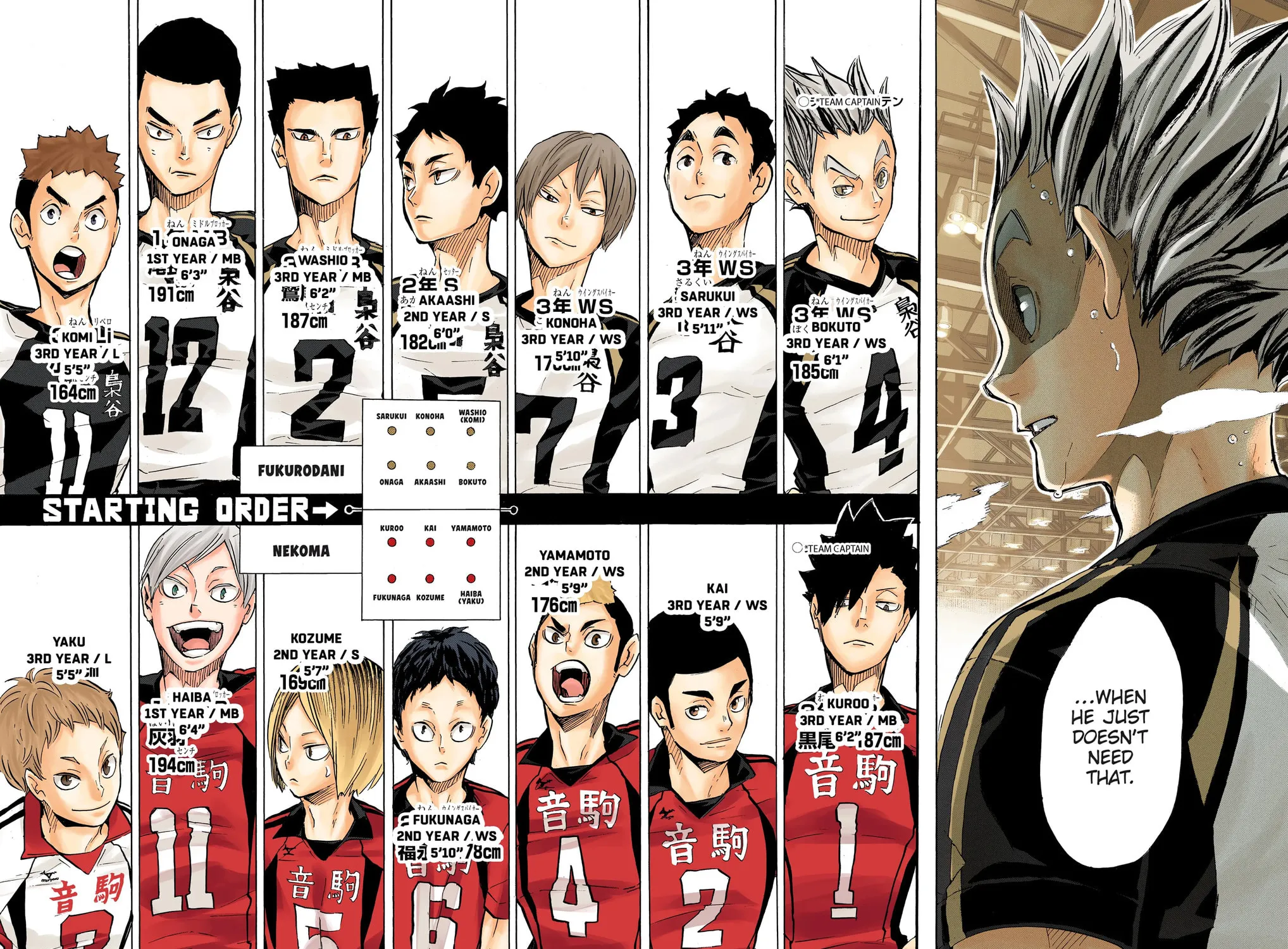 Read Haikyu!! (Official Colored) (Colored) chapter 191 image 24 on Lezhin