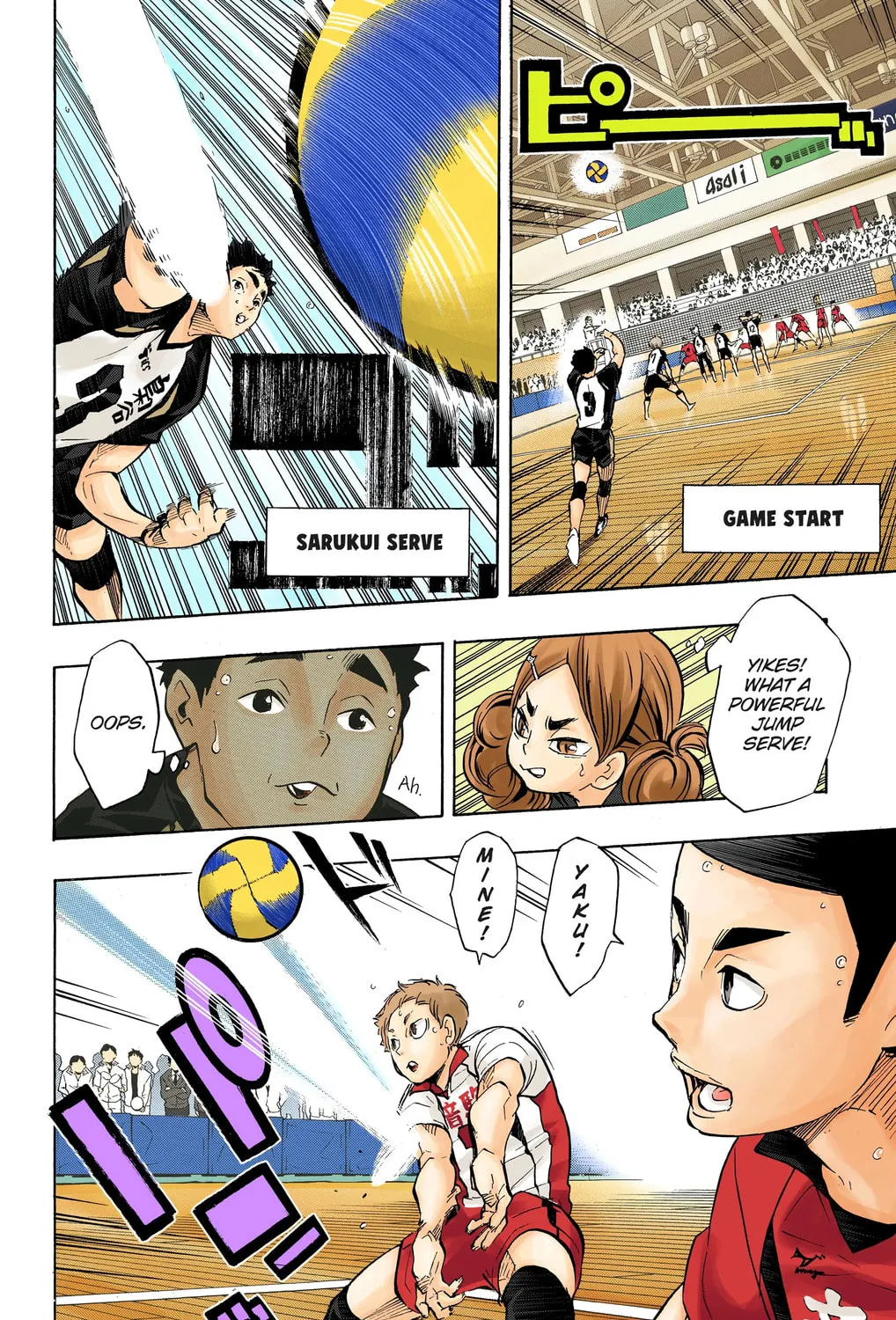 Read Haikyu!! (Official Colored) (Colored) chapter 191 image 26 on Lezhin