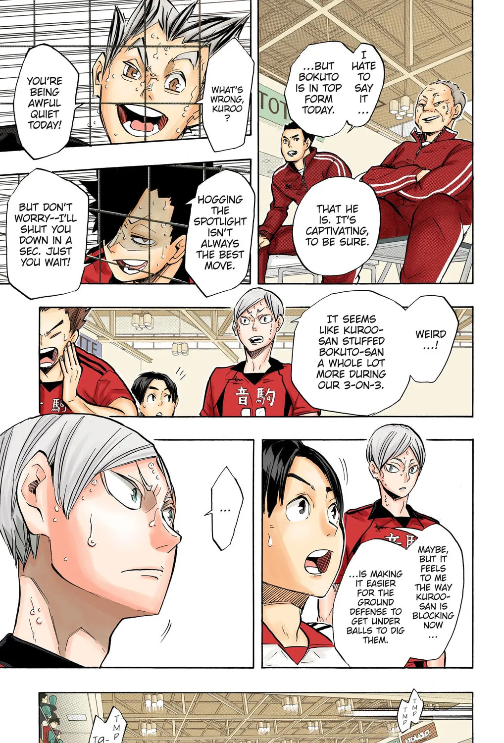 Read Haikyu!! (Official Colored) (Colored) chapter 192 image 12 on Lezhin
