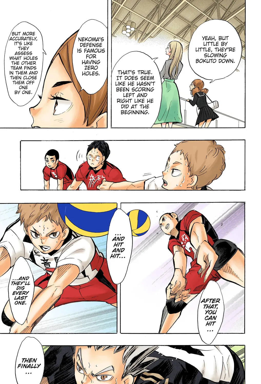 Read Haikyu!! (Official Colored) (Colored) chapter 194 image 32 on Lezhin
