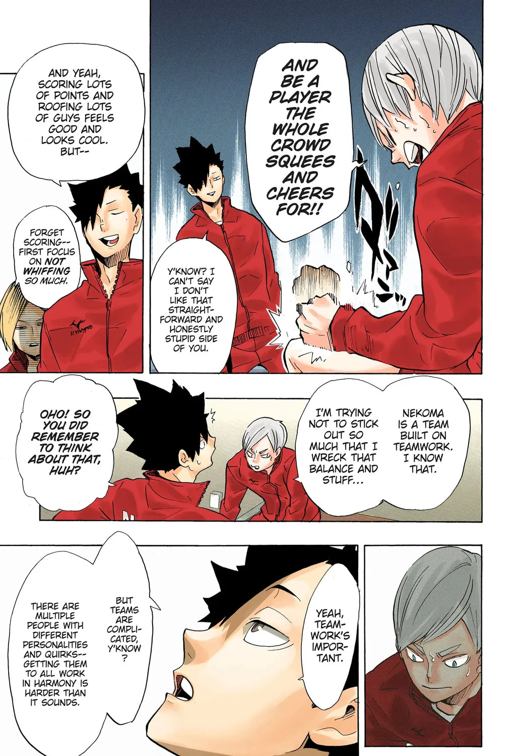 Read Haikyu!! (Official Colored) (Colored) chapter 196 image 8 on Lezhin