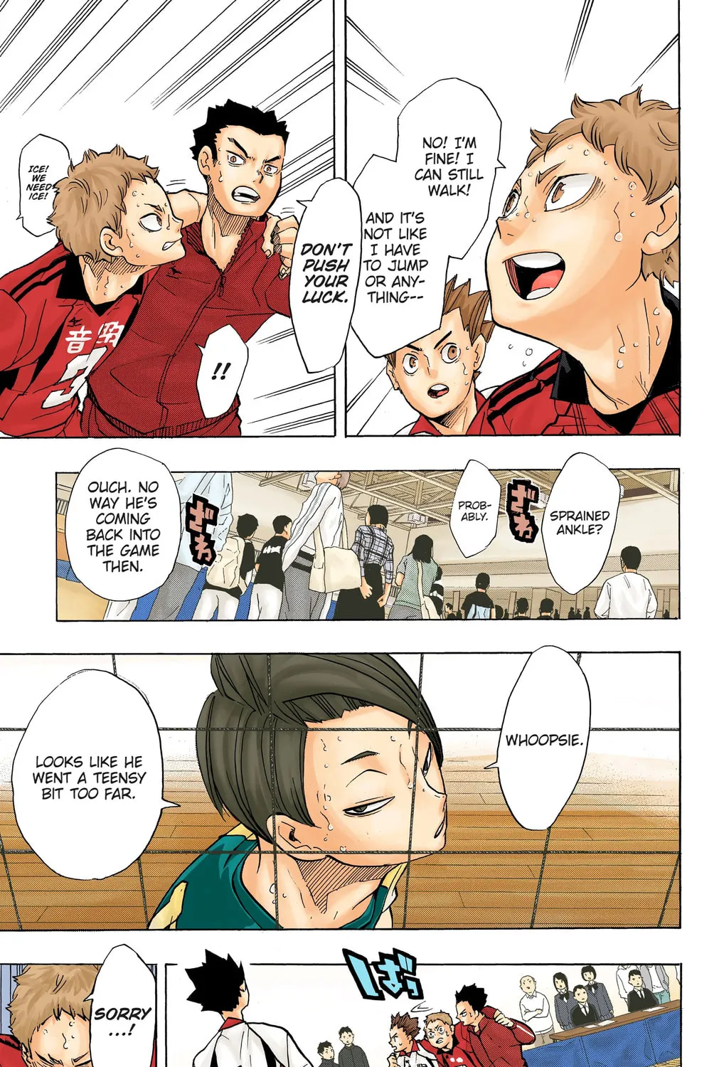 Read Haikyu!! (Official Colored) (Colored) chapter 199 image 12 on Lezhin
