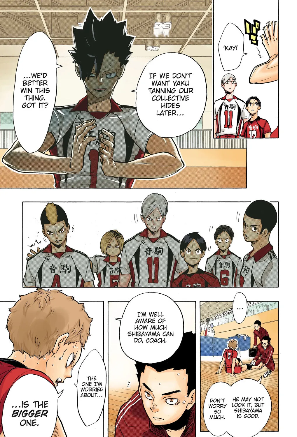 Read Haikyu!! (Official Colored) (Colored) chapter 199 image 20 on Lezhin