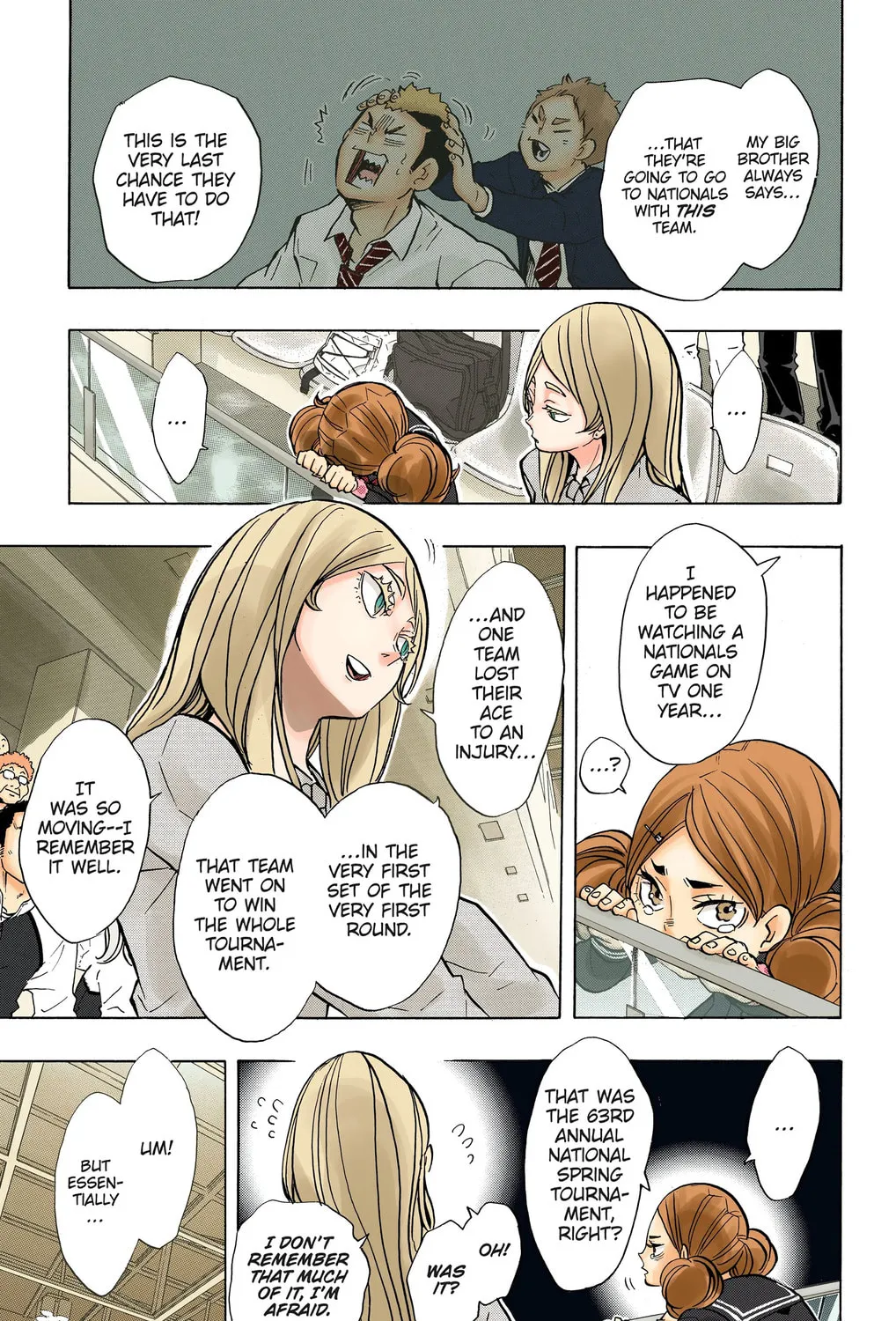 Read Haikyu!! (Official Colored) (Colored) chapter 199 image 32 on Lezhin