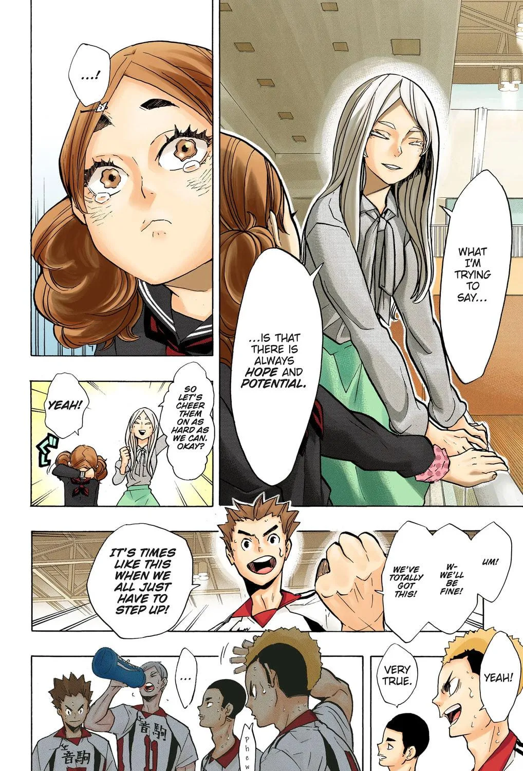 Read Haikyu!! (Official Colored) (Colored) chapter 199 image 34 on Lezhin