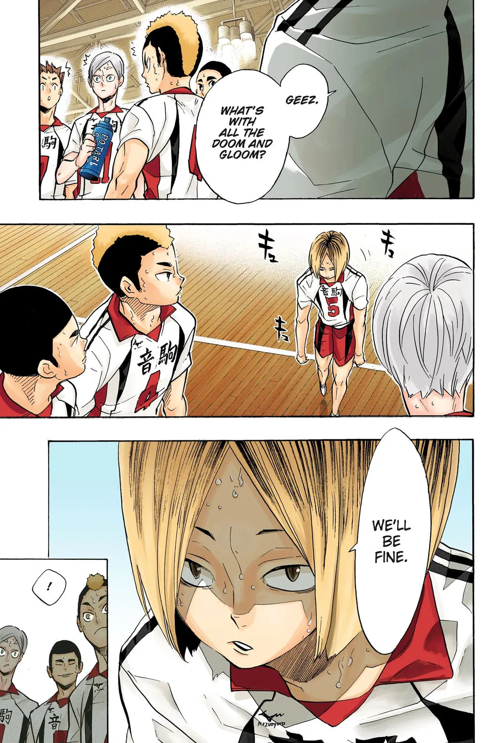 Read Haikyu!! (Official Colored) (Colored) chapter 199 image 36 on Lezhin
