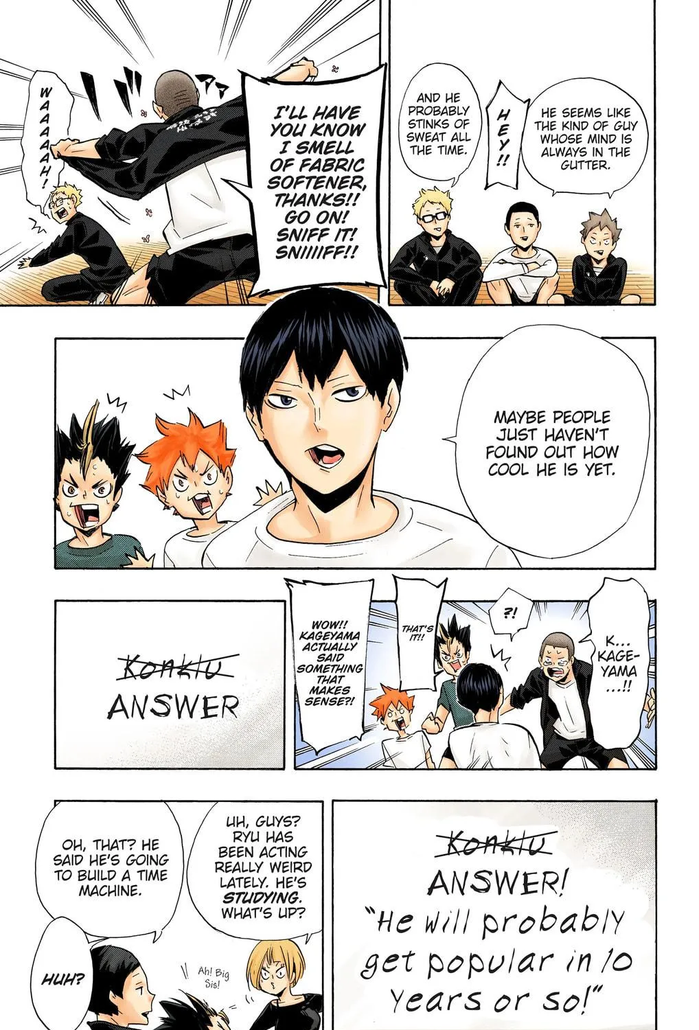 Read Haikyu!! (Official Colored) (Colored) chapter 199 image 40 on Lezhin