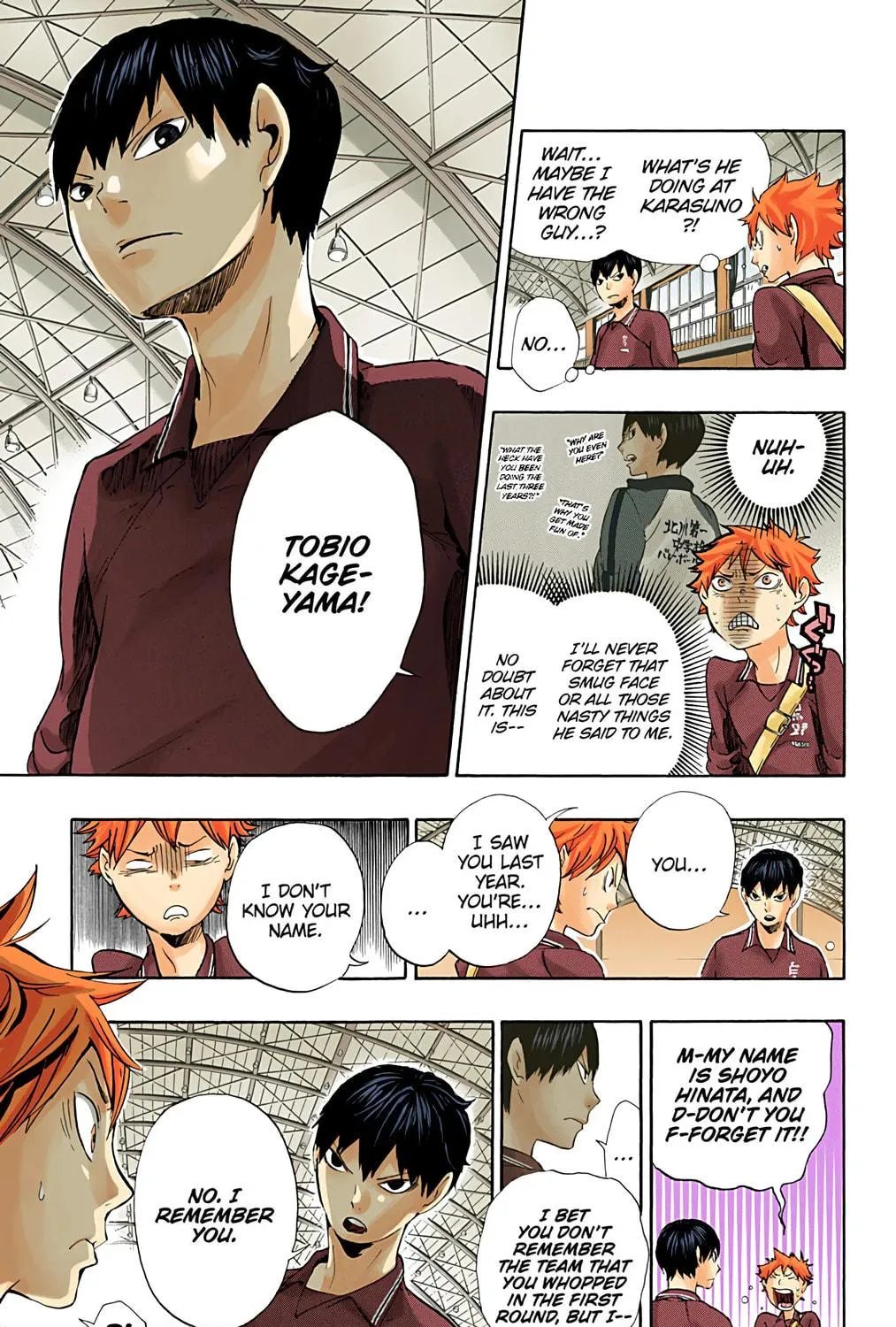 Read Haikyu!! (Official Colored) (Colored) chapter 2 image 4 on Lezhin