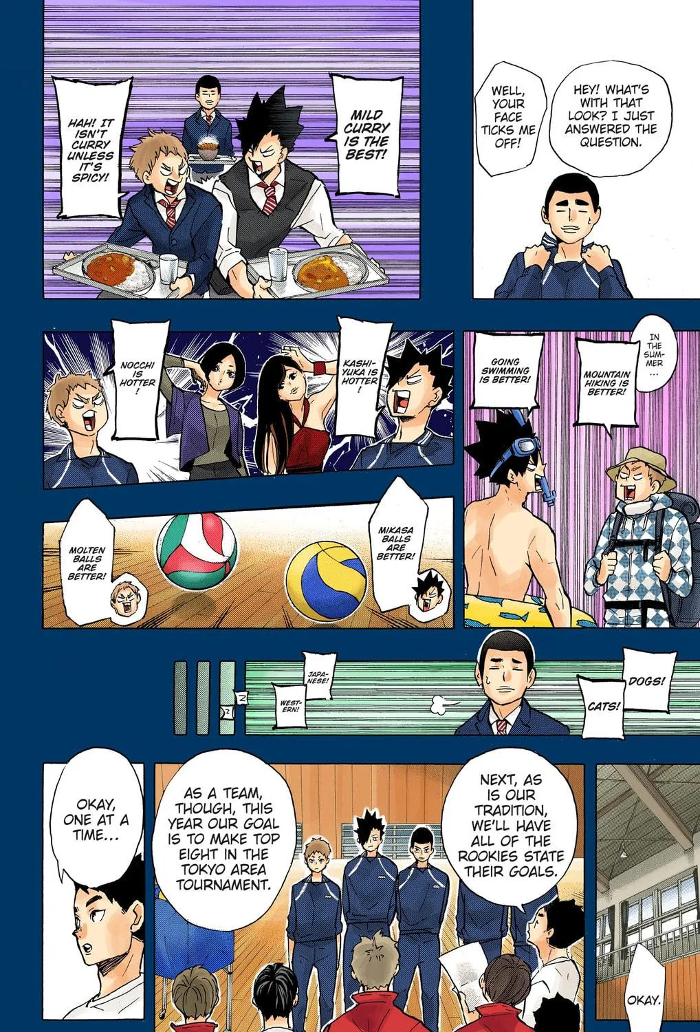 Read Haikyu!! (Official Colored) (Colored) chapter 200 image 16 on Lezhin