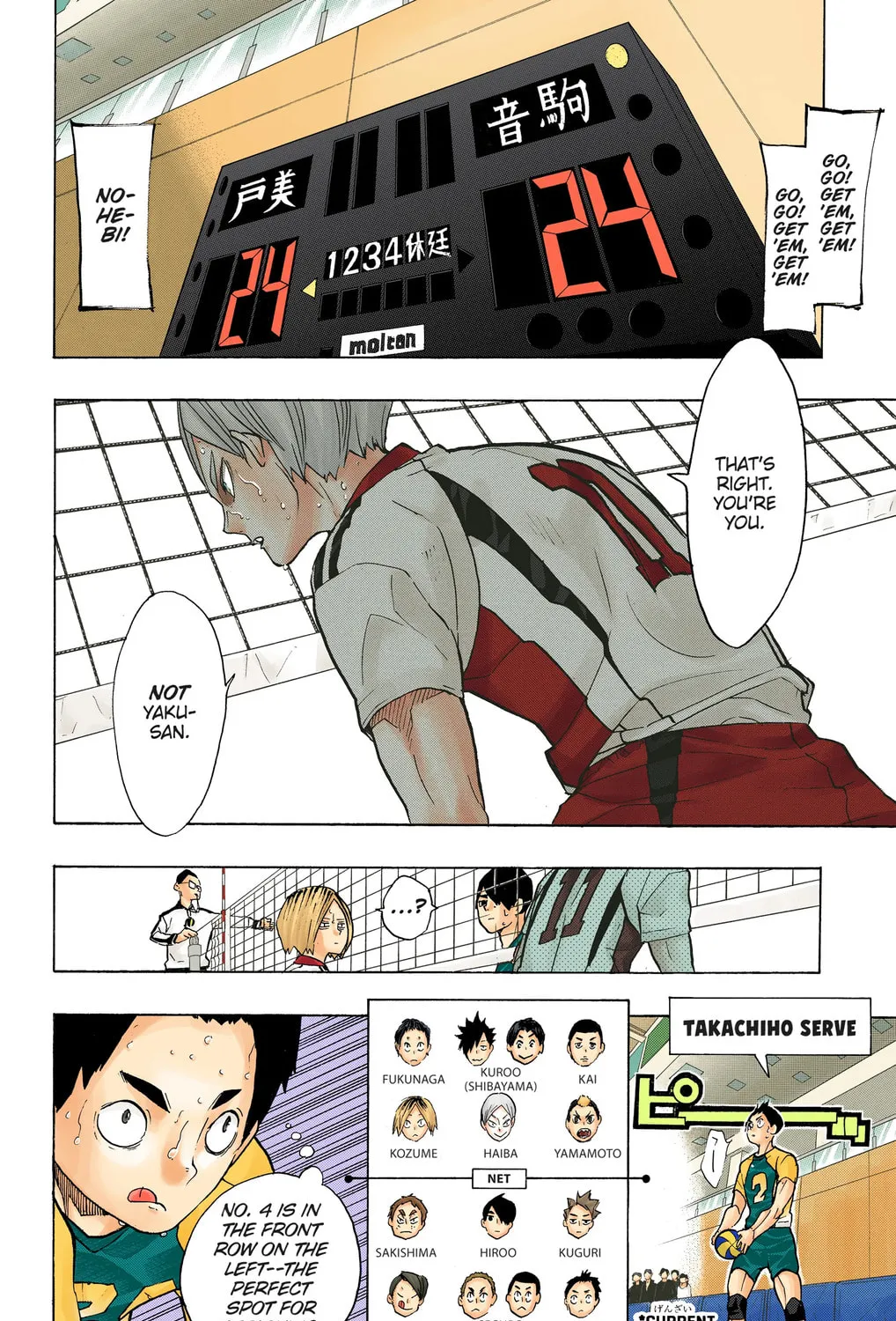 Read Haikyu!! (Official Colored) (Colored) chapter 205 image 2 on Lezhin