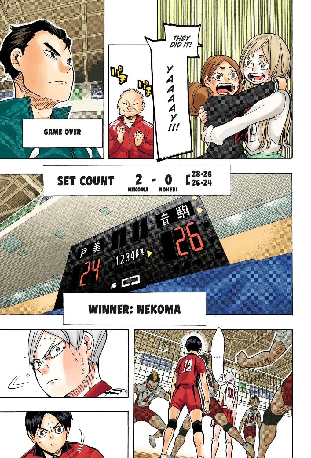 Read Haikyu!! (Official Colored) (Colored) chapter 205 image 26 on Lezhin