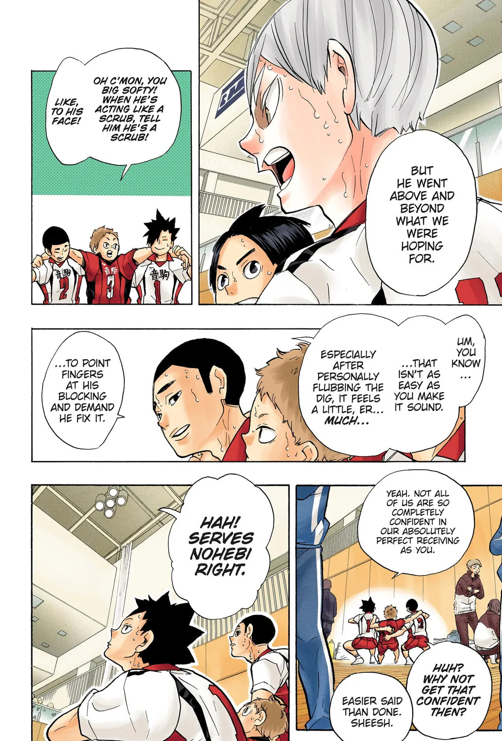 Read Haikyu!! (Official Colored) (Colored) chapter 206 image 12 on Lezhin
