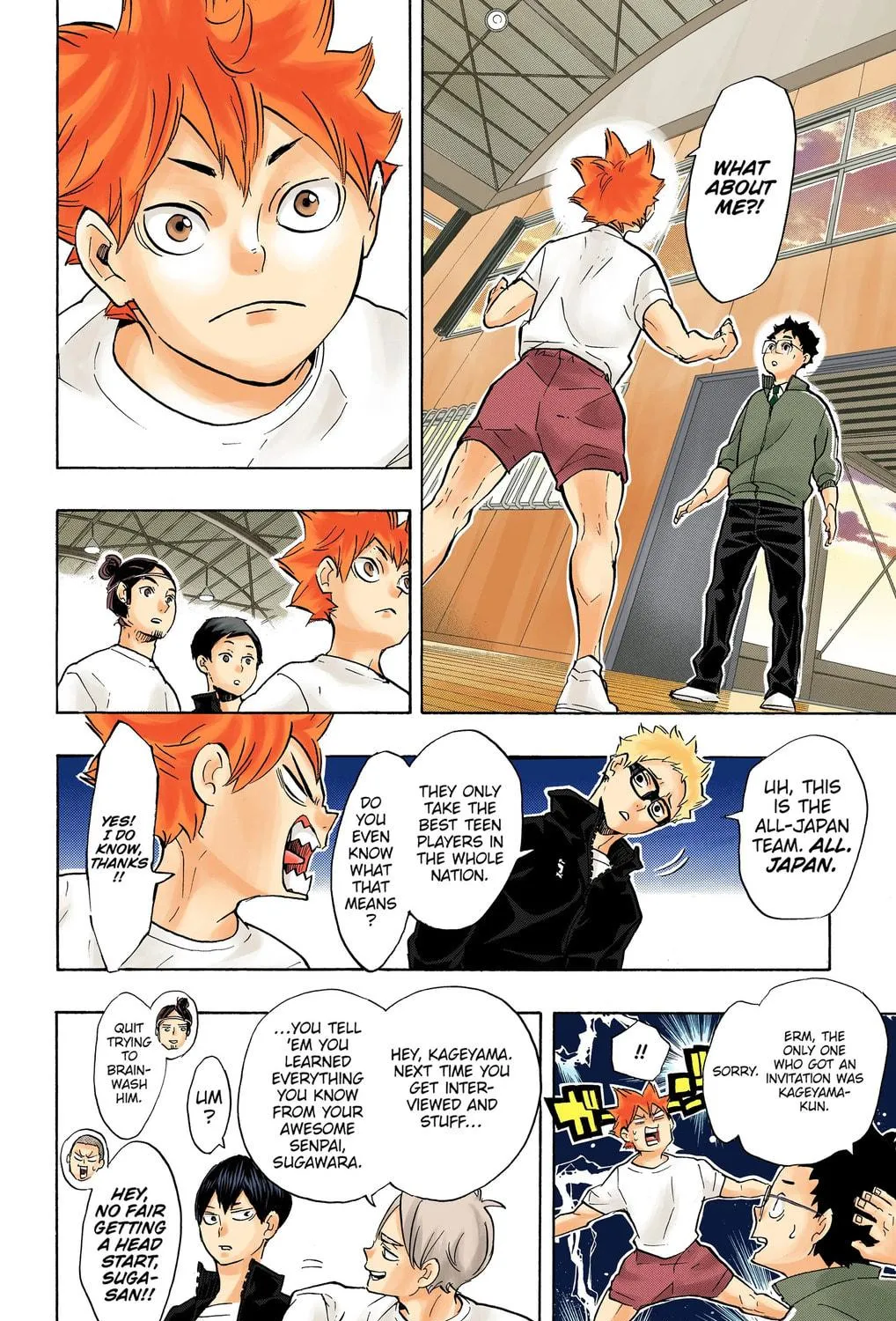 Read Haikyu!! (Official Colored) (Colored) chapter 208 image 16 on Lezhin