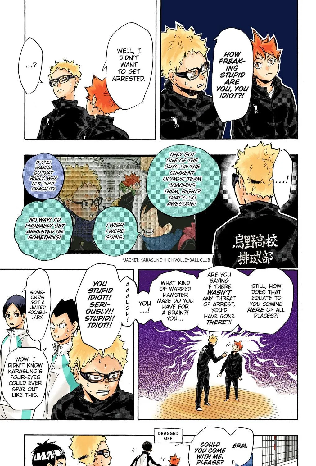 Read Haikyu!! (Official Colored) (Colored) chapter 209 image 10 on Lezhin