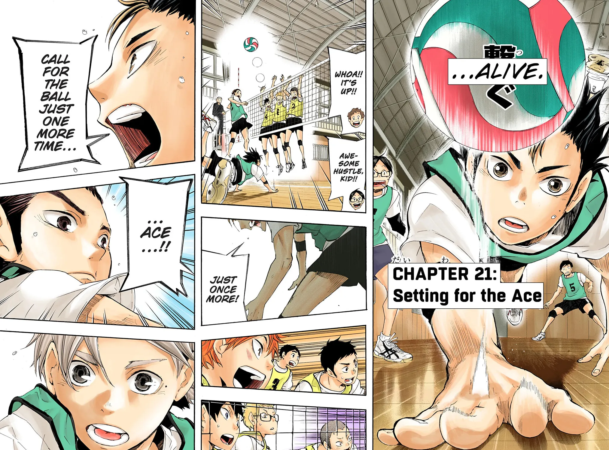 Read Haikyu!! (Official Colored) (Colored) chapter 21 image 2 on Lezhin