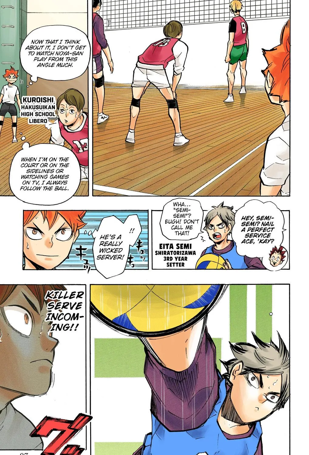 Read Haikyu!! (Official Colored) (Colored) chapter 212 image 16 on Lezhin