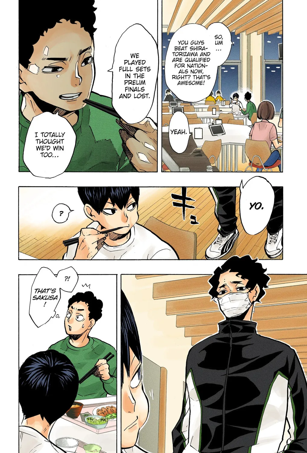 Read Haikyu!! (Official Colored) (Colored) chapter 215 image 2 on Lezhin