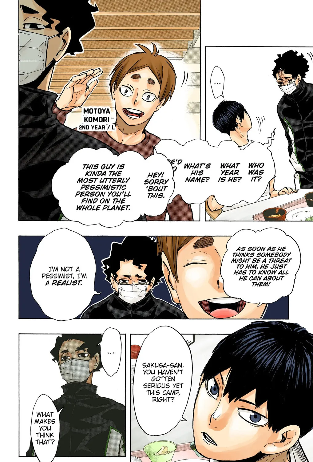 Read Haikyu!! (Official Colored) (Colored) chapter 215 image 6 on Lezhin