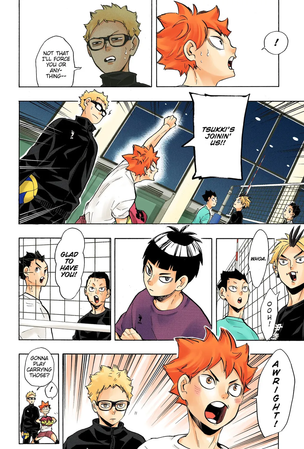Read Haikyu!! (Official Colored) (Colored) chapter 216 image 2 on Lezhin