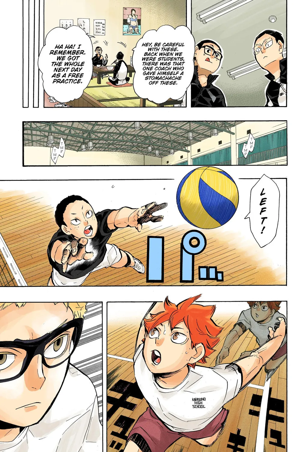 Read Haikyu!! (Official Colored) (Colored) chapter 216 image 8 on Lezhin