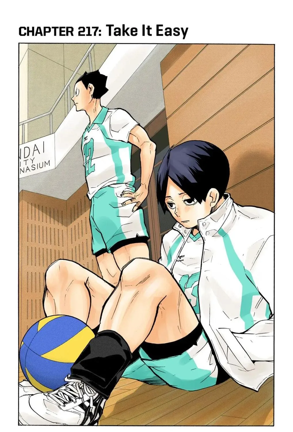 Read Haikyu!! (Official Colored) (Colored) chapter 217 image 10 on Lezhin