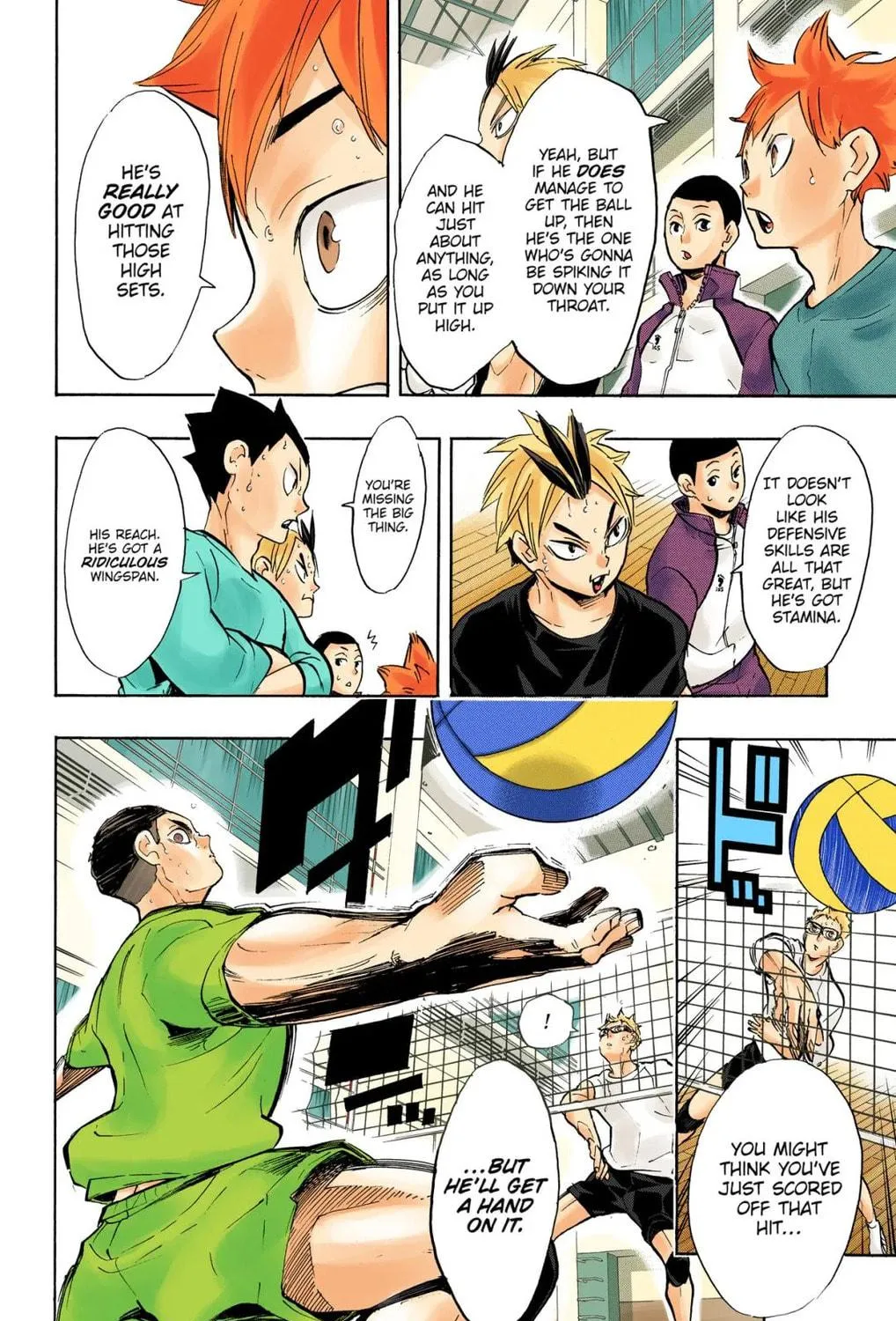 Read Haikyu!! (Official Colored) (Colored) chapter 218 image 10 on Lezhin