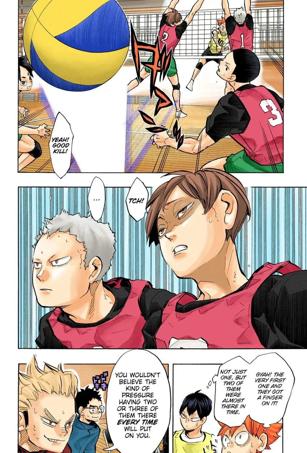 Read Haikyu!! (Official Colored) (Colored) chapter 222 image 14 on Lezhin
