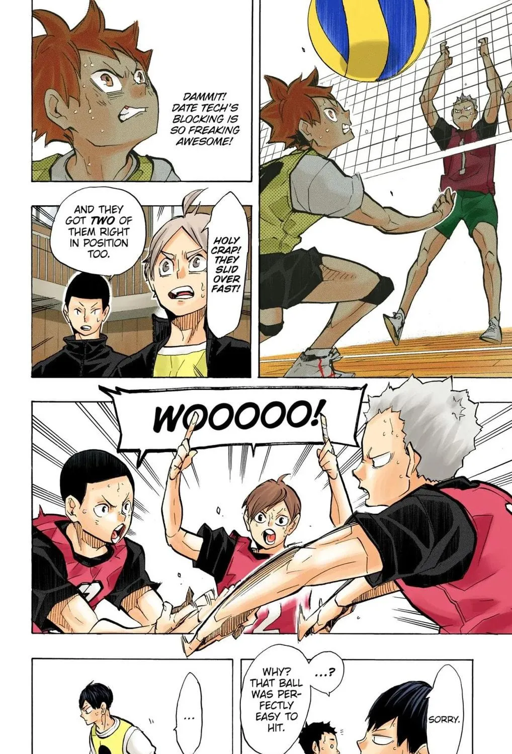 Read Haikyu!! (Official Colored) (Colored) chapter 222 image 22 on Lezhin