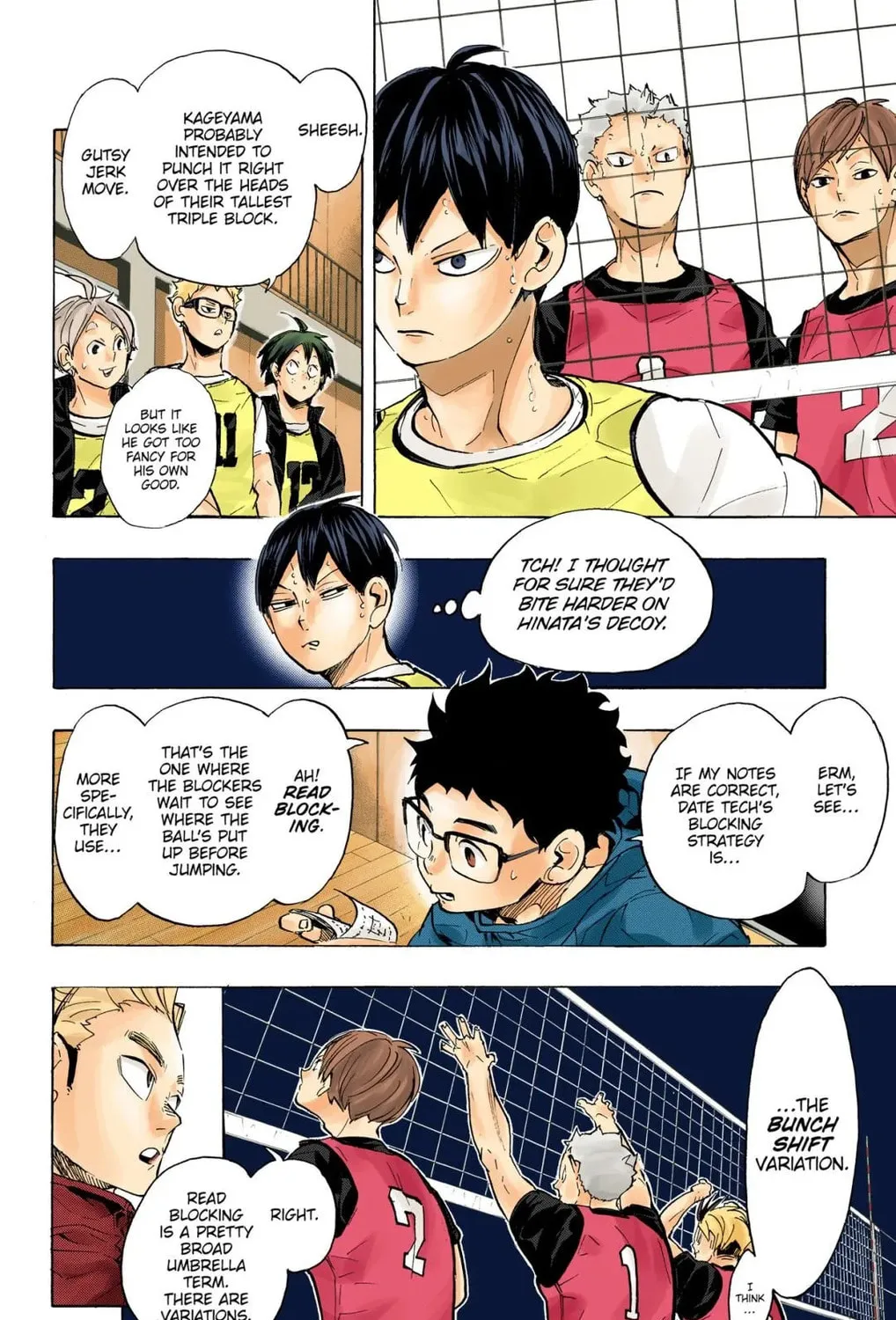 Read Haikyu!! (Official Colored) (Colored) chapter 222 image 6 on Lezhin