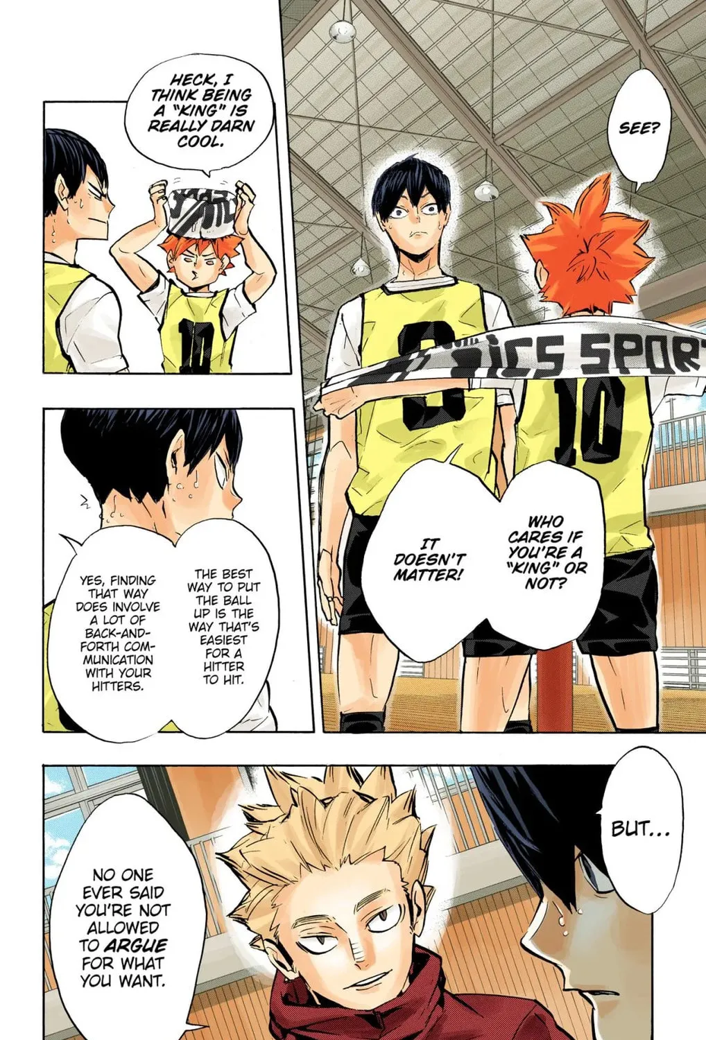 Read Haikyu!! (Official Colored) (Colored) chapter 224 image 18 on Lezhin