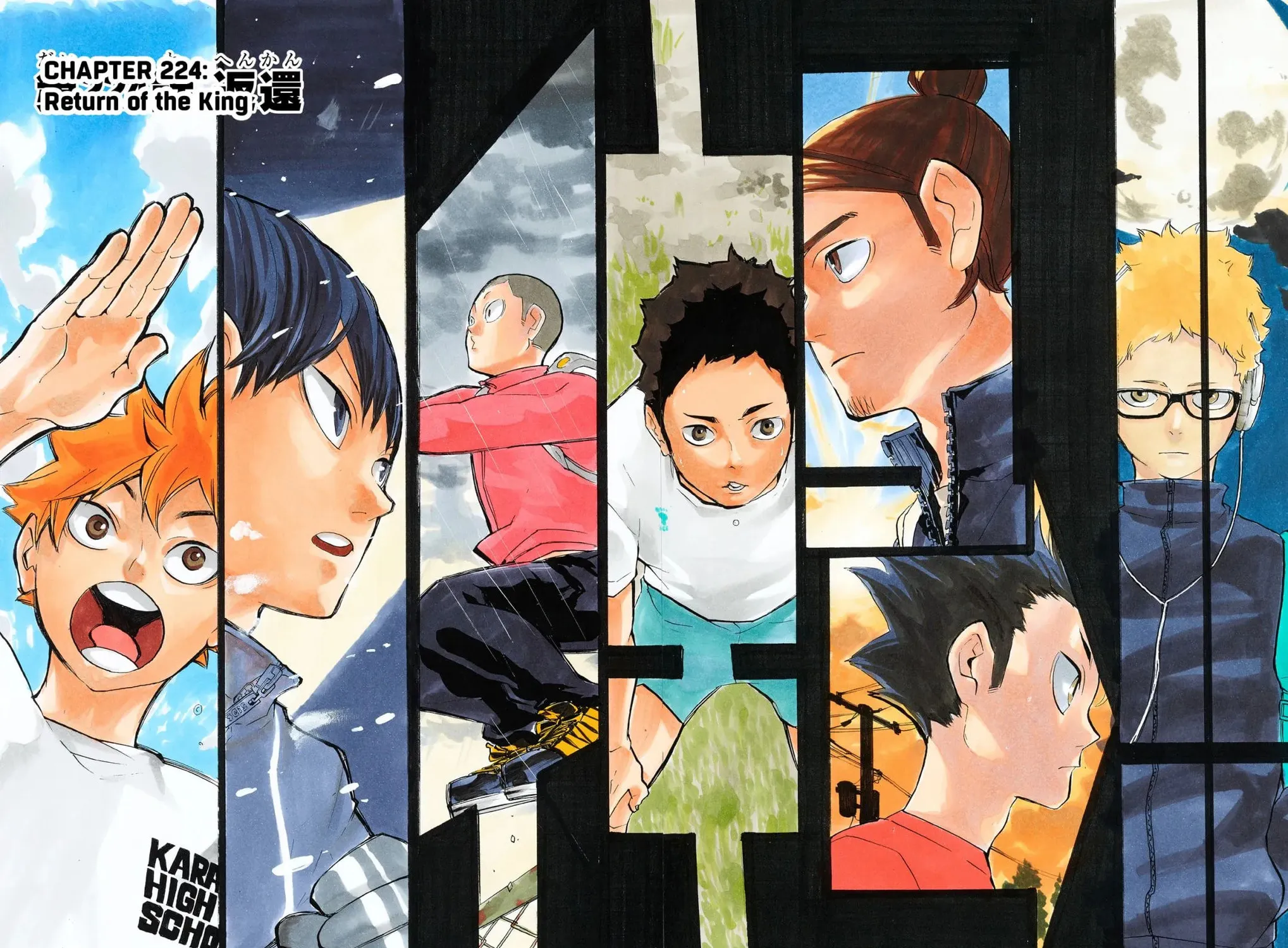 Read Haikyu!! (Official Colored) (Colored) chapter 224 image 2 on Lezhin