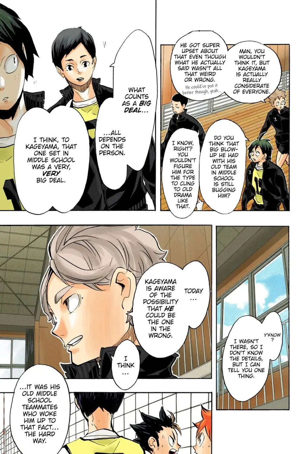 Read Haikyu!! (Official Colored) (Colored) chapter 224 image 24 on Lezhin