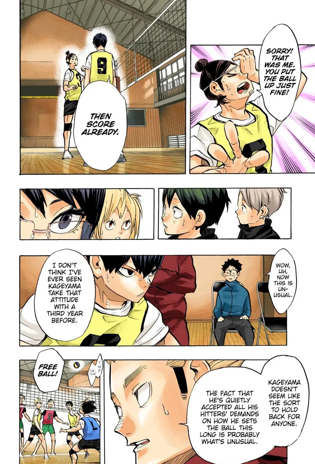 Read Haikyu!! (Official Colored) (Colored) chapter 224 image 6 on Lezhin