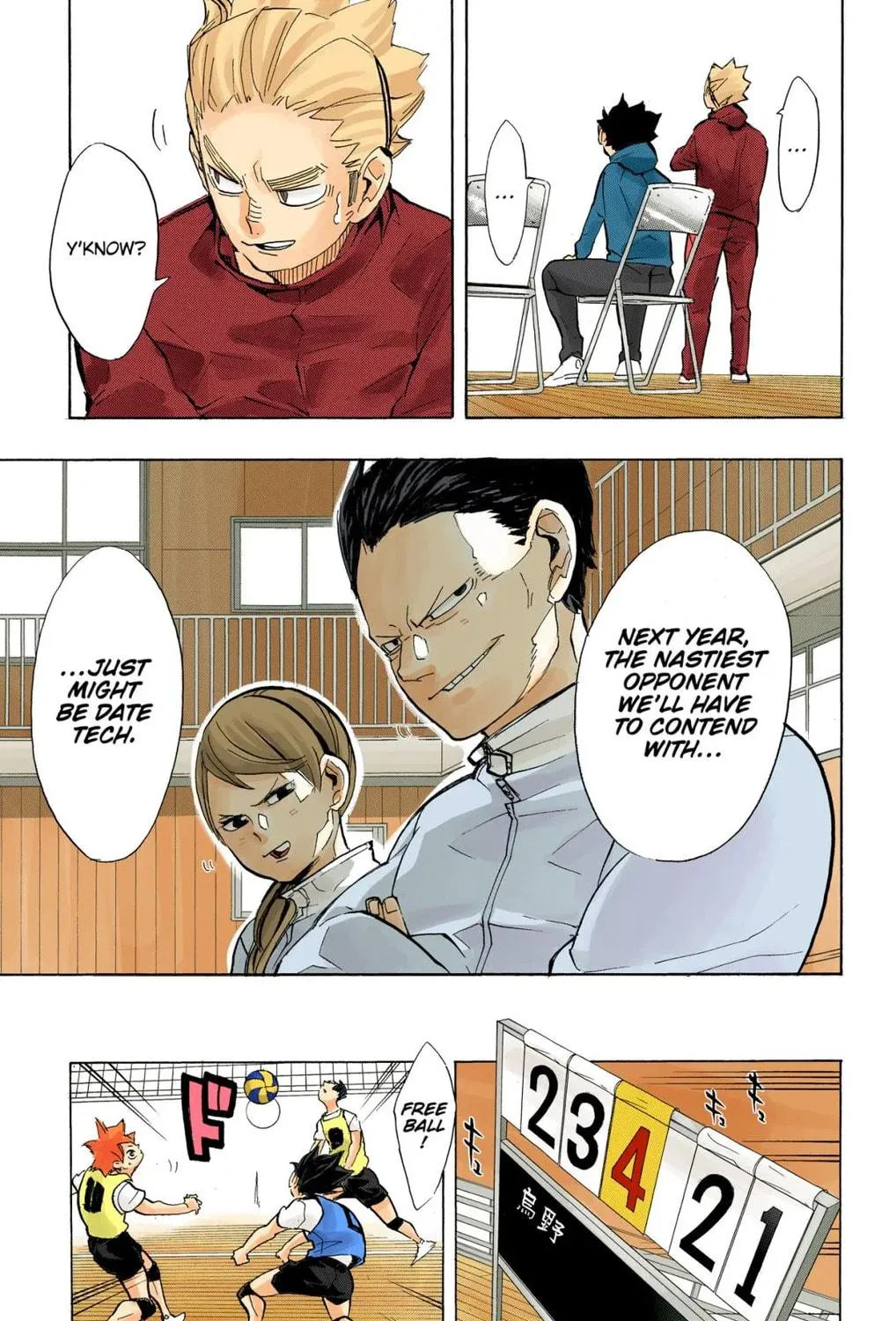 Read Haikyu!! (Official Colored) (Colored) chapter 225 image 40 on Lezhin