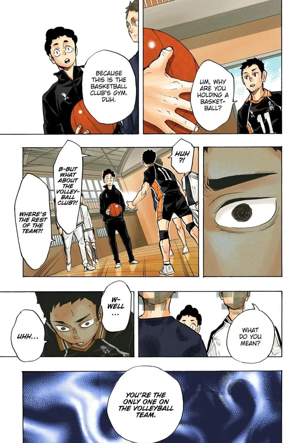 Read Haikyu!! (Official Colored) (Colored) chapter 229 image 4 on Lezhin