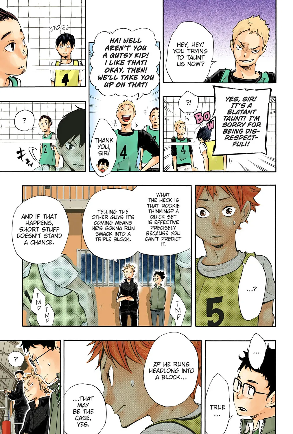 Read Haikyu!! (Official Colored) (Colored) chapter 23 image 12 on Lezhin