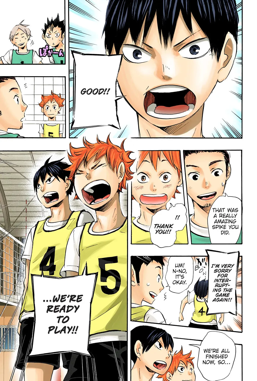 Read Haikyu!! (Official Colored) (Colored) chapter 23 image 32 on Lezhin