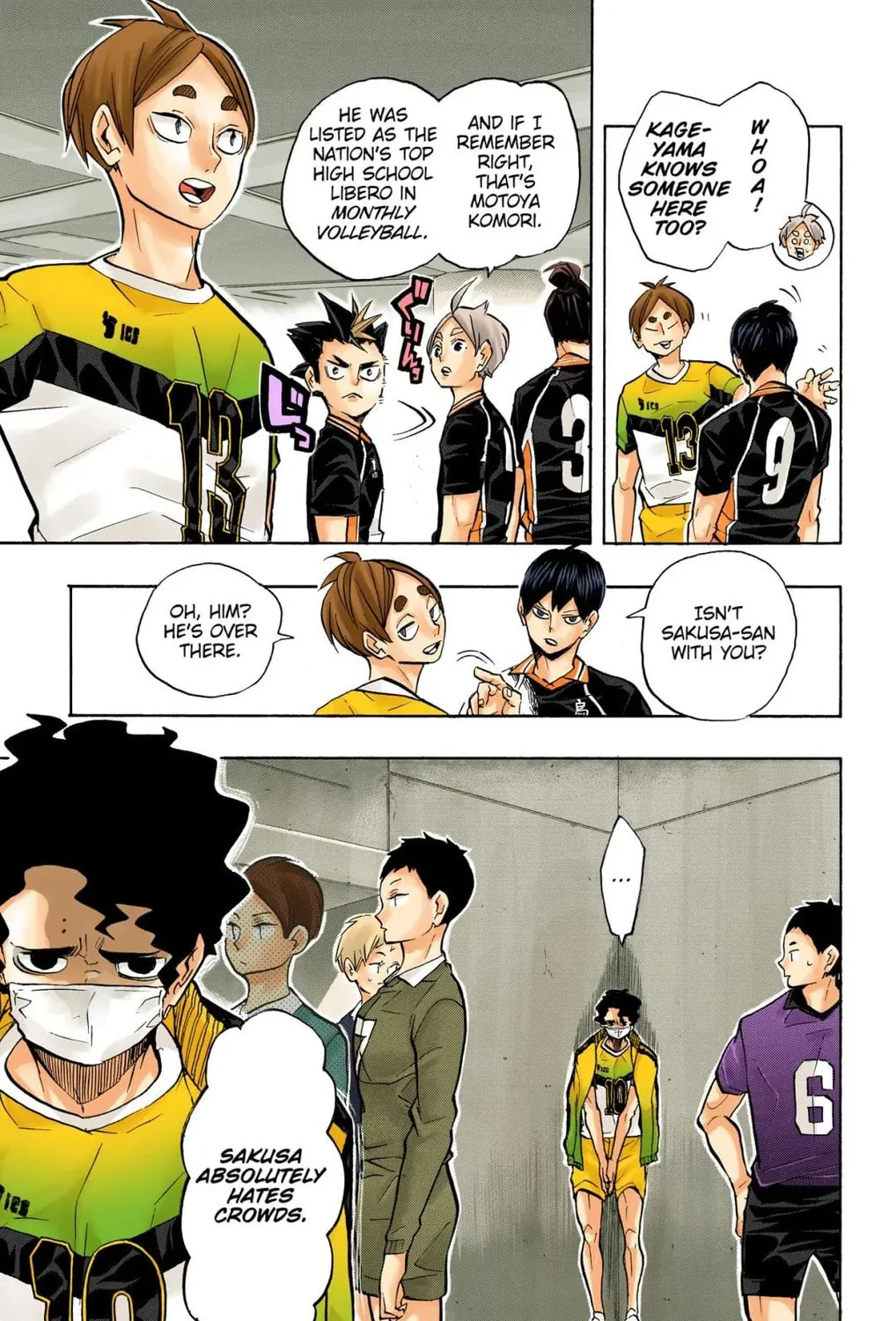 Read Haikyu!! (Official Colored) (Colored) chapter 231 image 8 on Lezhin