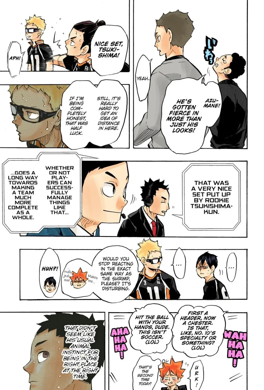 Read Haikyu!! (Official Colored) (Colored) chapter 237 image 32 on Lezhin