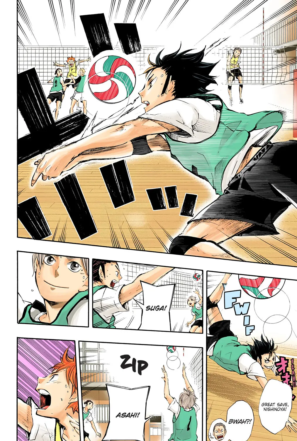 Read Haikyu!! (Official Colored) (Colored) chapter 24 image 12 on Lezhin