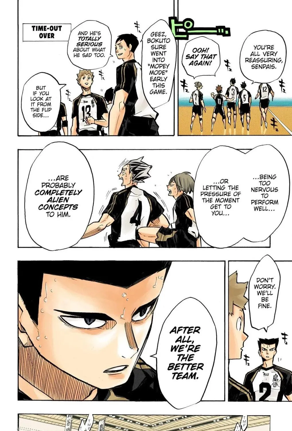 Read Haikyu!! (Official Colored) (Colored) chapter 244 image 10 on Lezhin