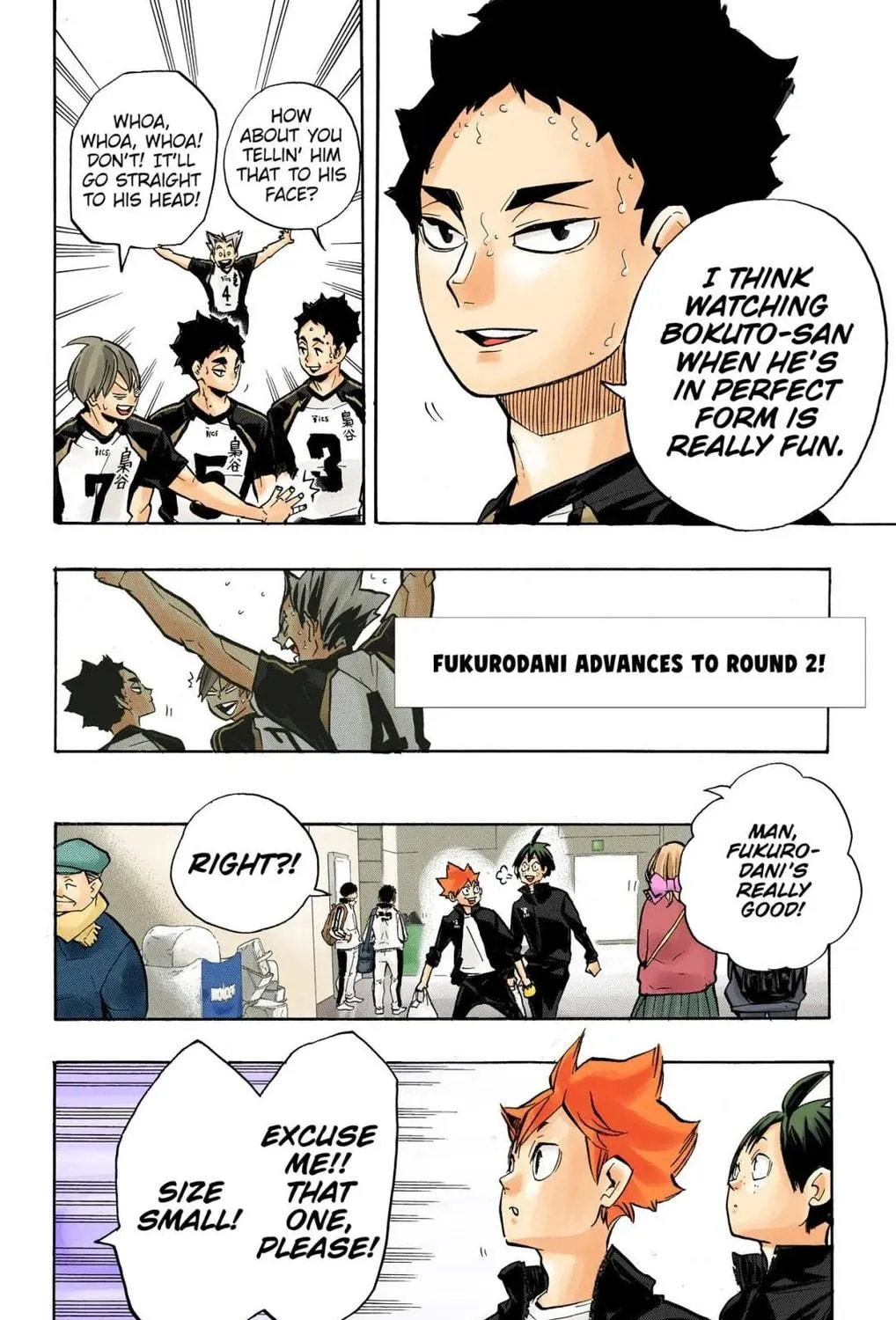Read Haikyu!! (Official Colored) (Colored) chapter 244 image 34 on Lezhin